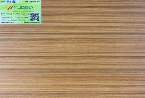 Tấm gỗ nhựa vân gỗ Mudena MK006Độ dày: 5mm-20mm;Màu tấm cốt: Màu gỗ;Kích thước: 1220*2440 mmTỷ trọng: 0.55-0.6 g/cm3Ghi chú: Dung sai kt, dài, rộng +/- 2mm, dày +/- 0,2mm, trọng lượng tấm +/- 2%